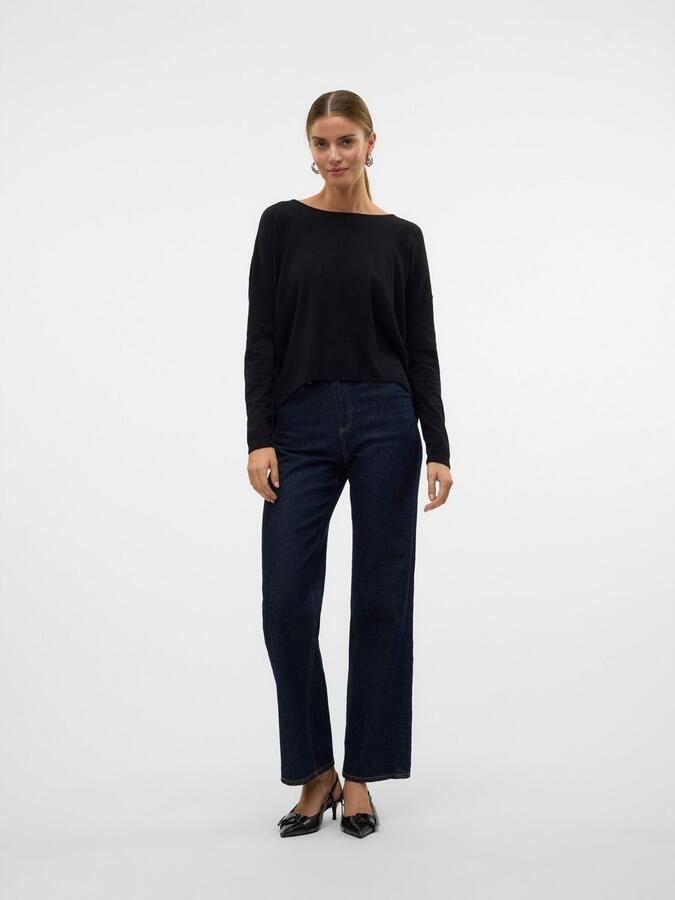 Vero Moda Comfort fit gebreide pullover van viscosemix model 'BREEZE AURA' - Foto 4