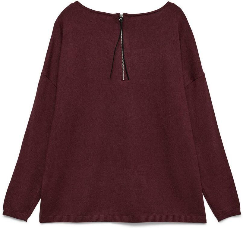 Vero Moda Trui met ronde hals VMBREEZE AURA LS ZIPPER BLOUSE NOOS - Foto 2