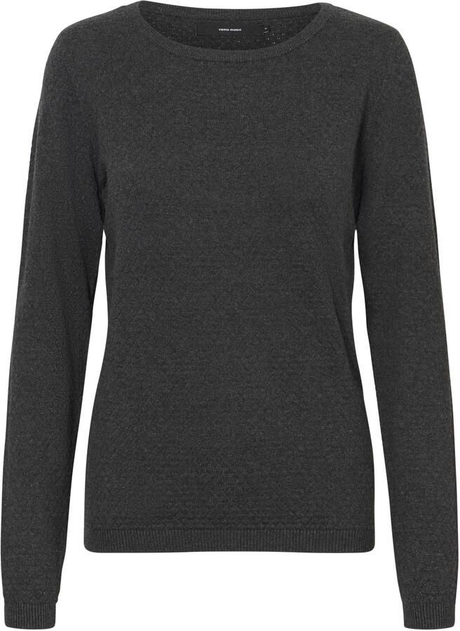 Vero Moda Regular fit gebreide pullover van puur katoen model 'CARE' - Foto 4