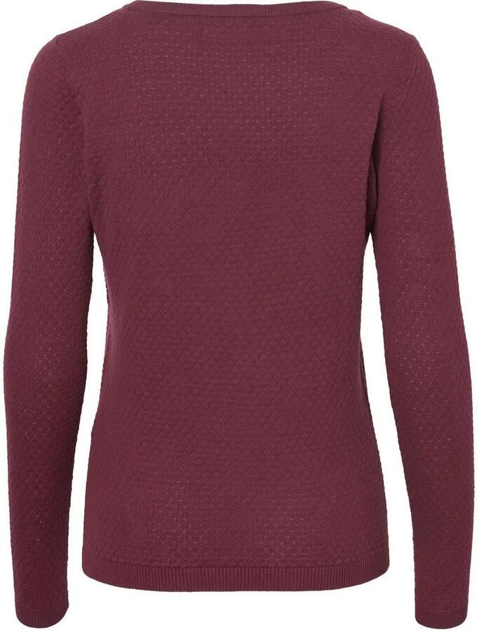 Vero Moda Regular fit gebreide pullover met ronde hals model 'CARE STRUCTURE' - Foto 3