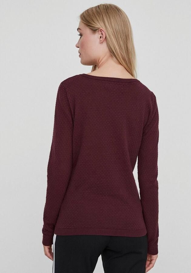 Vero Moda Regular fit gebreide pullover met ronde hals model 'CARE STRUCTURE' - Foto 2