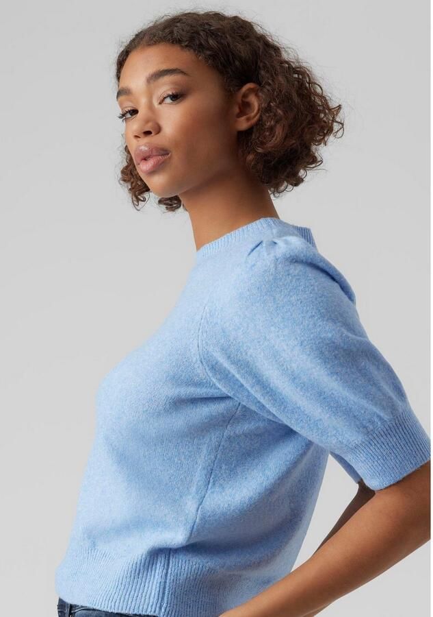 Vero Moda Comfort fit gebreide pullover met pofmouwen model 'DOFFY' - Foto 4