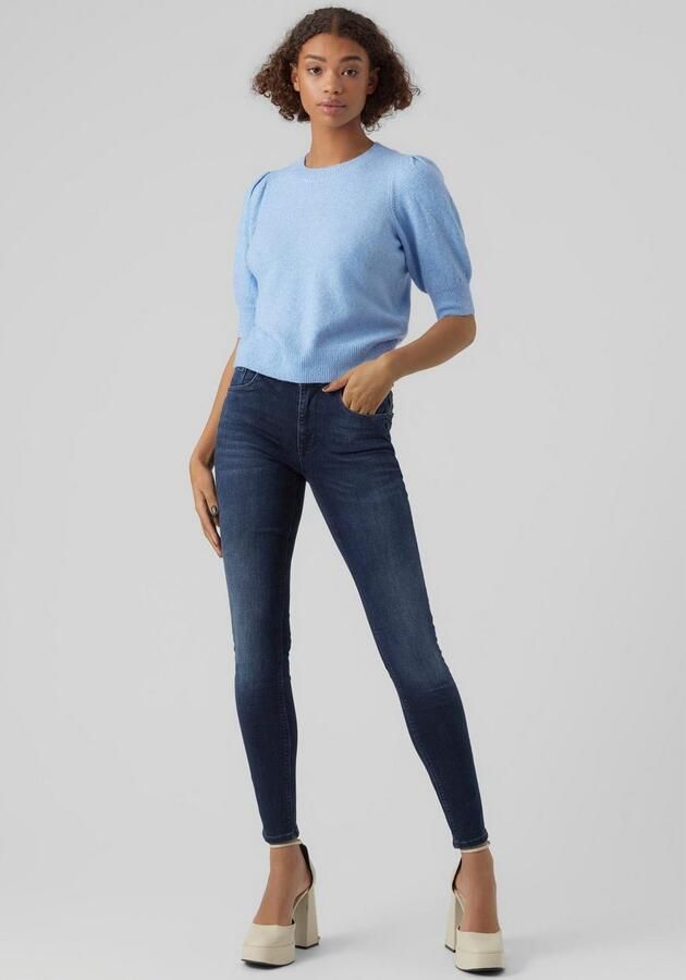 Vero Moda Comfort fit gebreide pullover met pofmouwen model 'DOFFY' - Foto 5