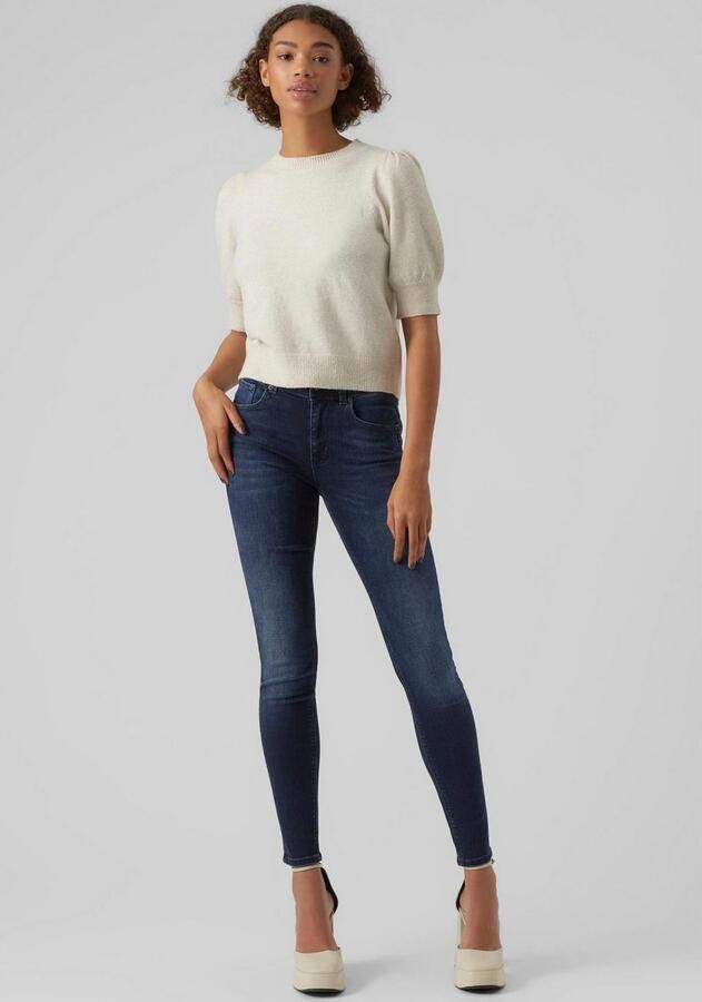 Vero Moda Comfort fit gebreide pullover met pofmouwen model 'DOFFY' - Foto 4