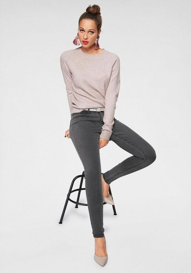 Vero Moda Regular fit gebreide pullover in gemêleerde look model 'DOFFY' - Foto 4