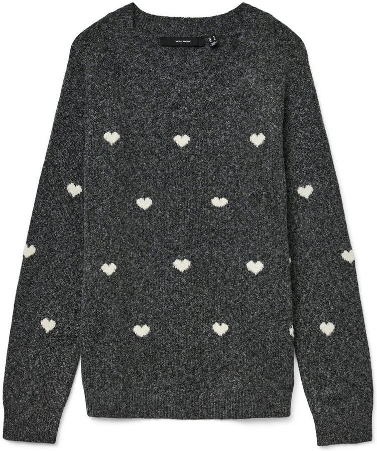 Vero Moda Trui met ronde hals VMDOFFY INTARSIA LS O-NCK PULLOV GA NOOS