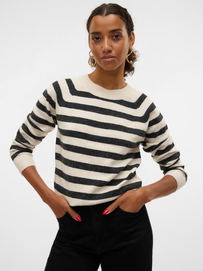 Vero Moda Regular fit gebreide pullover met raglanmouwen model 'DOFFY' - Foto 8