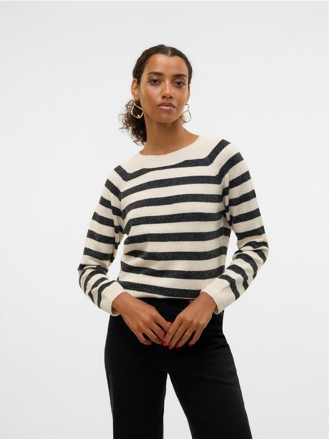 Vero Moda Regular fit gebreide pullover met raglanmouwen model 'DOFFY' - Foto 6