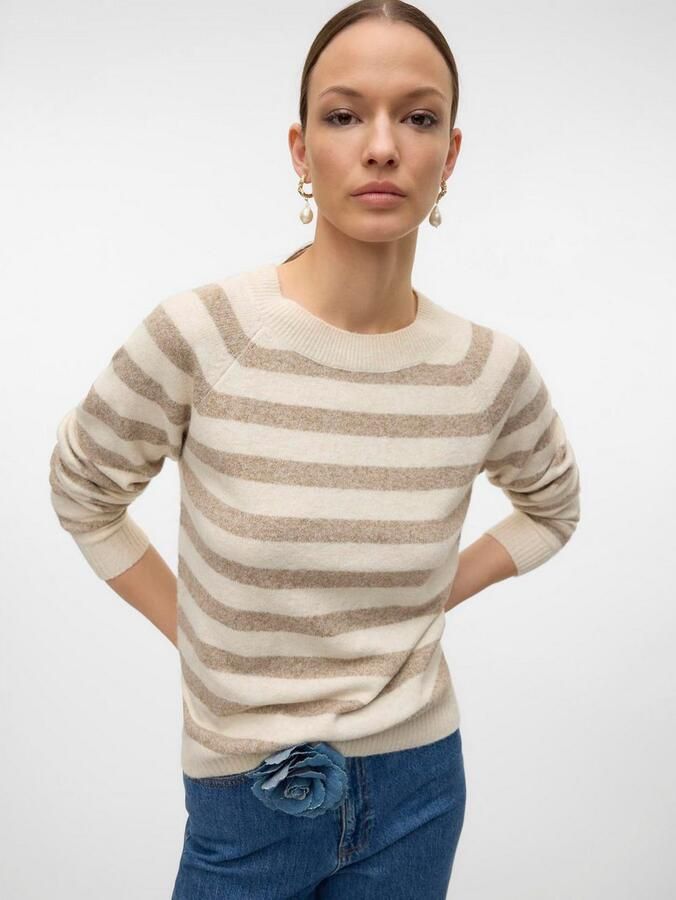 Vero Moda Regular fit gebreide pullover met raglanmouwen model 'DOFFY' - Foto 5