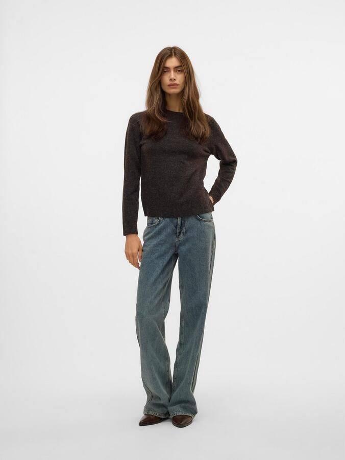 Vero Moda Regular fit gebreide pullover in gemêleerde look model 'DOFFY' - Foto 4