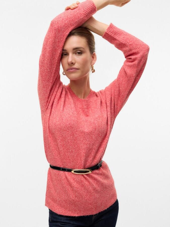 Vero Moda Trui met ronde hals VMDOFFY LS O-NECK BLOUSE GA NOOS - Foto 3