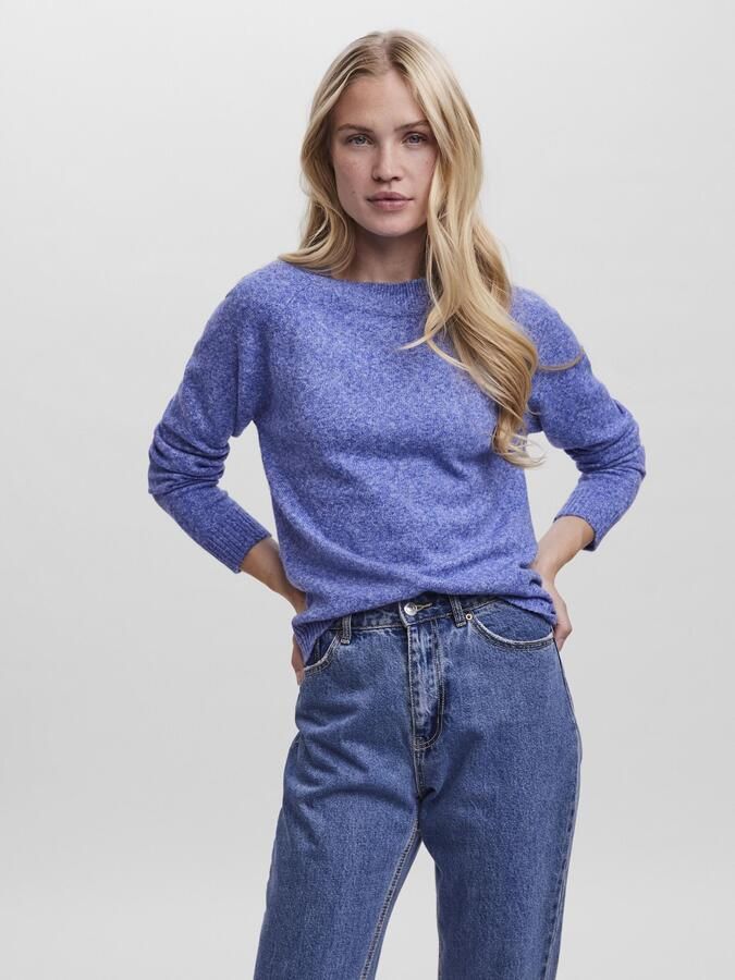 Vero Moda Trui met ronde hals VMDOFFY LS O-NECK BLOUSE GA NOOS - Foto 5