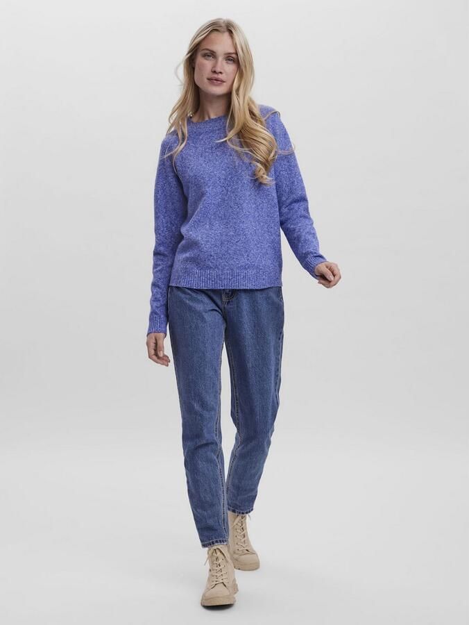 Vero Moda Trui met ronde hals VMDOFFY LS O-NECK BLOUSE GA NOOS - Foto 3