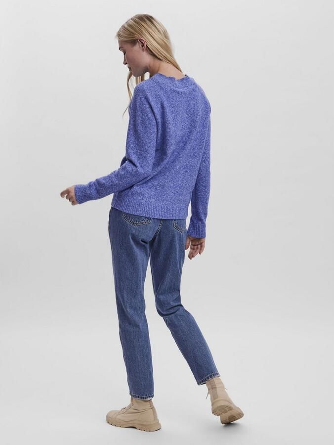 Vero Moda Trui met ronde hals VMDOFFY LS O-NECK BLOUSE GA NOOS - Foto 4
