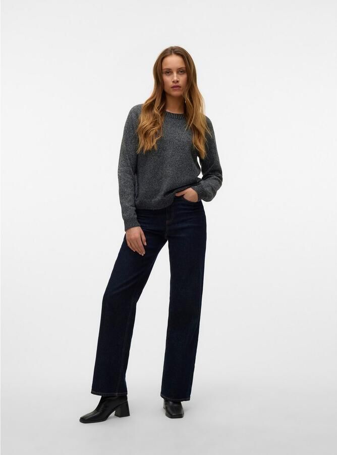 Vero Moda Trui met ronde hals VMDOFFYSHINE LS O-NECK BLOUSE REP NOOS - Foto 5