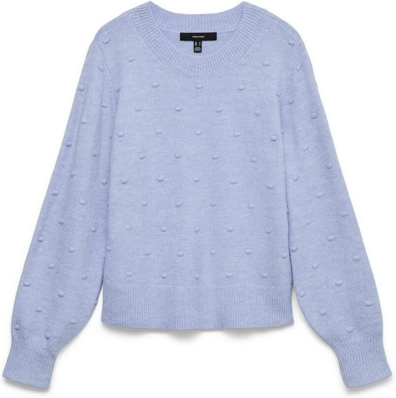 Vero Moda Trui met ronde hals VMFRANCESCA LS O-NECK PULLOVER BOO