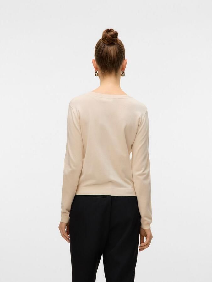Vero Moda Trui met ronde hals VMGLORY PEARL LS O-NECK PULLOVER BOO - Foto 5