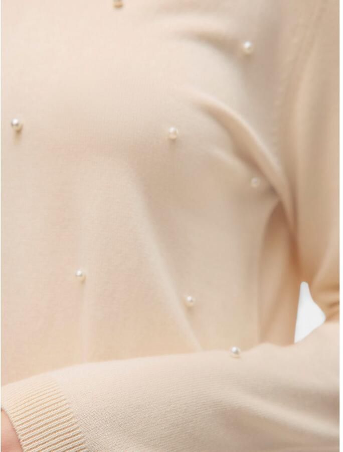 Vero Moda Trui met ronde hals VMGLORY PEARL LS O-NECK PULLOVER BOO - Foto 2