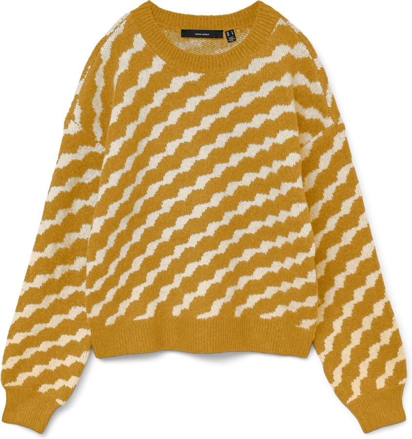 Vero Moda Trui met ronde hals VMLARA LS O-NECK PULLOVER GA BOO REP