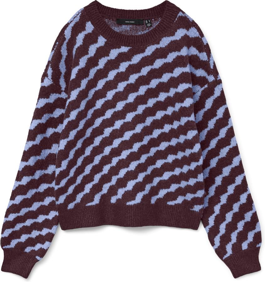 Vero Moda Trui met ronde hals VMLARA LS O-NECK PULLOVER GA BOO REP