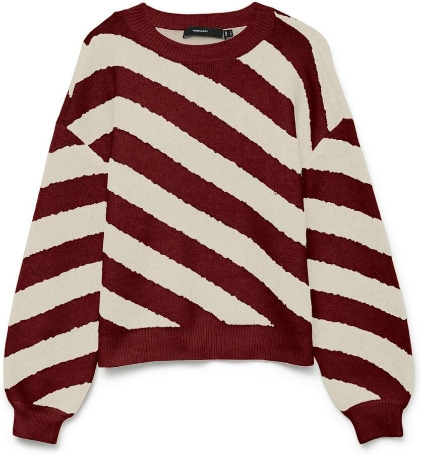 Vero Moda Trui met ronde hals VMLARA LS O-NECK PULLOVER GA BOO REP
