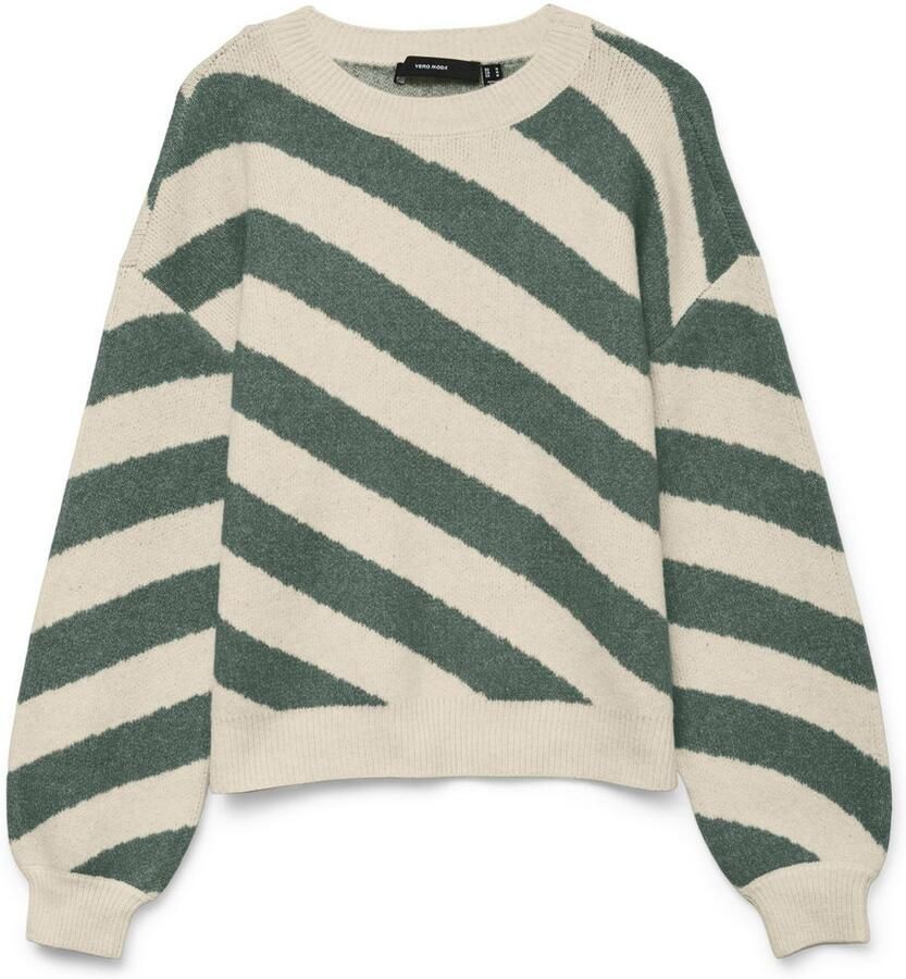 Vero Moda Trui met ronde hals VMLARA LS O-NECK PULLOVER GA BOO REP