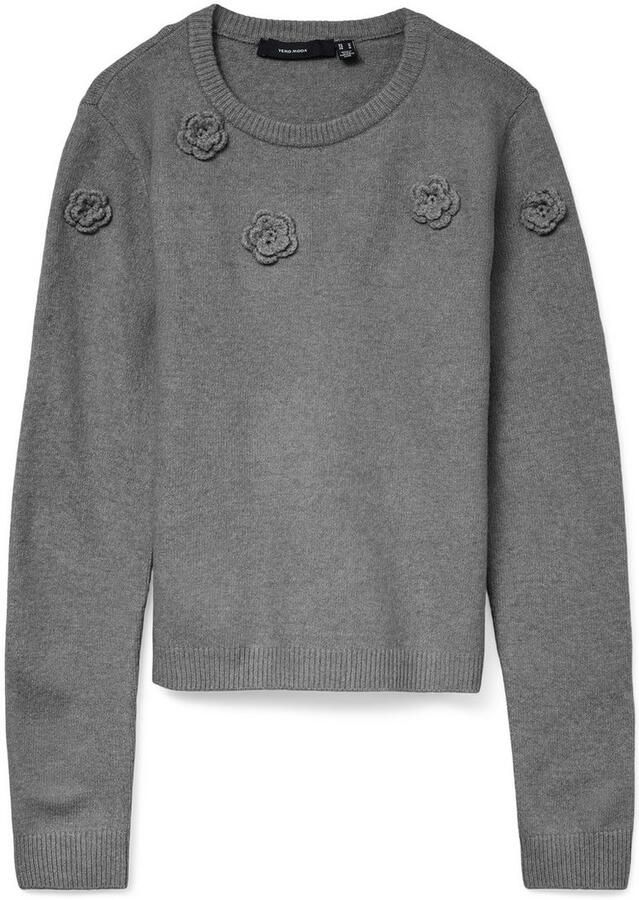 Vero Moda Trui met ronde hals VMROSE LS O-NECK PULLOVER BOO - Foto 5
