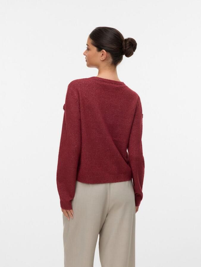 Vero Moda Trui met ronde hals VMROSE LS O-NECK PULLOVER BOO