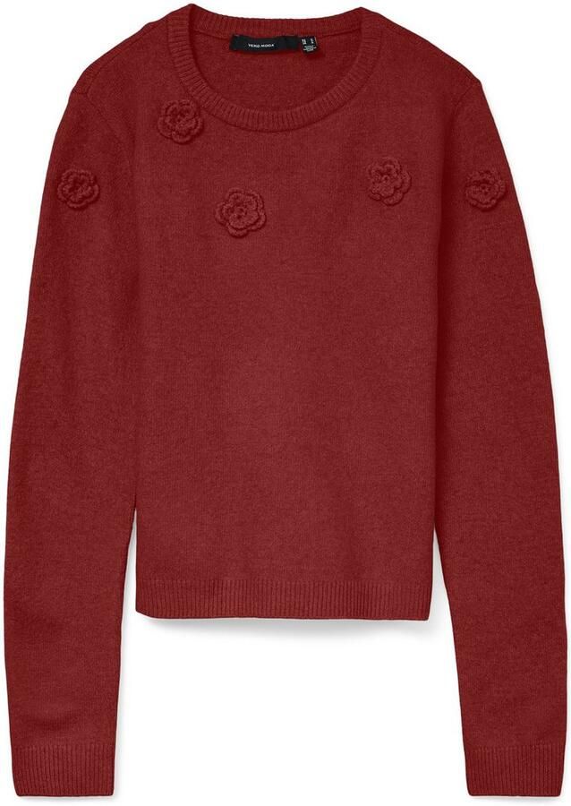 Vero Moda Trui met ronde hals VMROSE LS O-NECK PULLOVER BOO - Foto 3