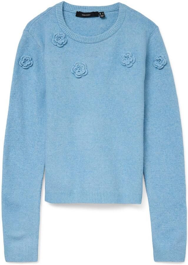 Vero Moda Trui met ronde hals VMROSE LS O-NECK PULLOVER BOO - Foto 5