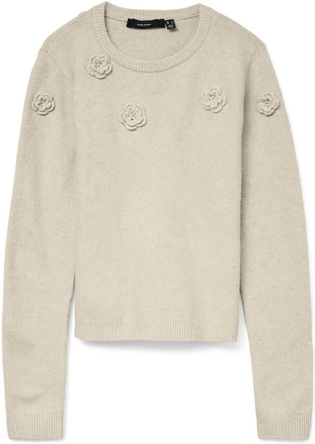 Vero Moda Trui met ronde hals VMROSE LS O-NECK PULLOVER BOO - Foto 4