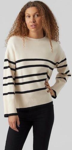 Vero Moda Trui met ronde hals VMSABA LS O-NECK STRIPE PULLOVER GA NOOS - Foto 8