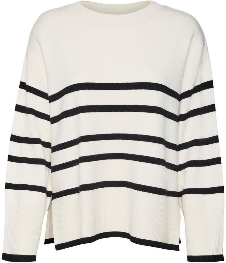 Vero Moda Trui met ronde hals VMSABA LS O-NECK STRIPE PULLOVER GA NOOS - Foto 3