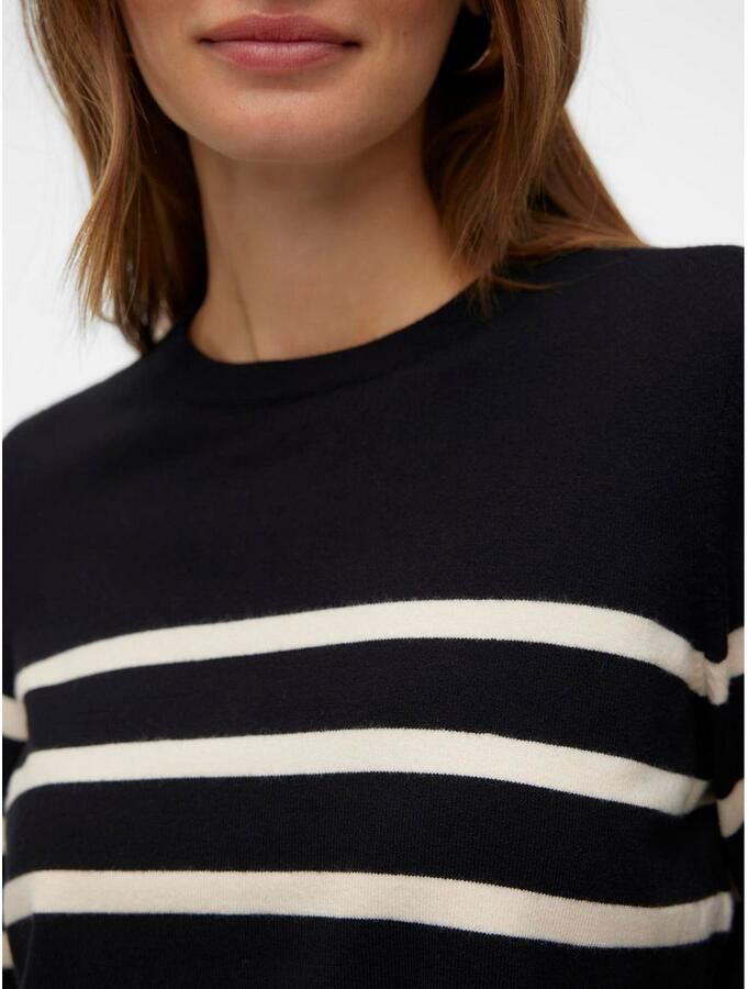 Vero Moda Trui met ronde hals VMSABA PLAIN LS O-NECK PULLOVER GA NOOS - Foto 2