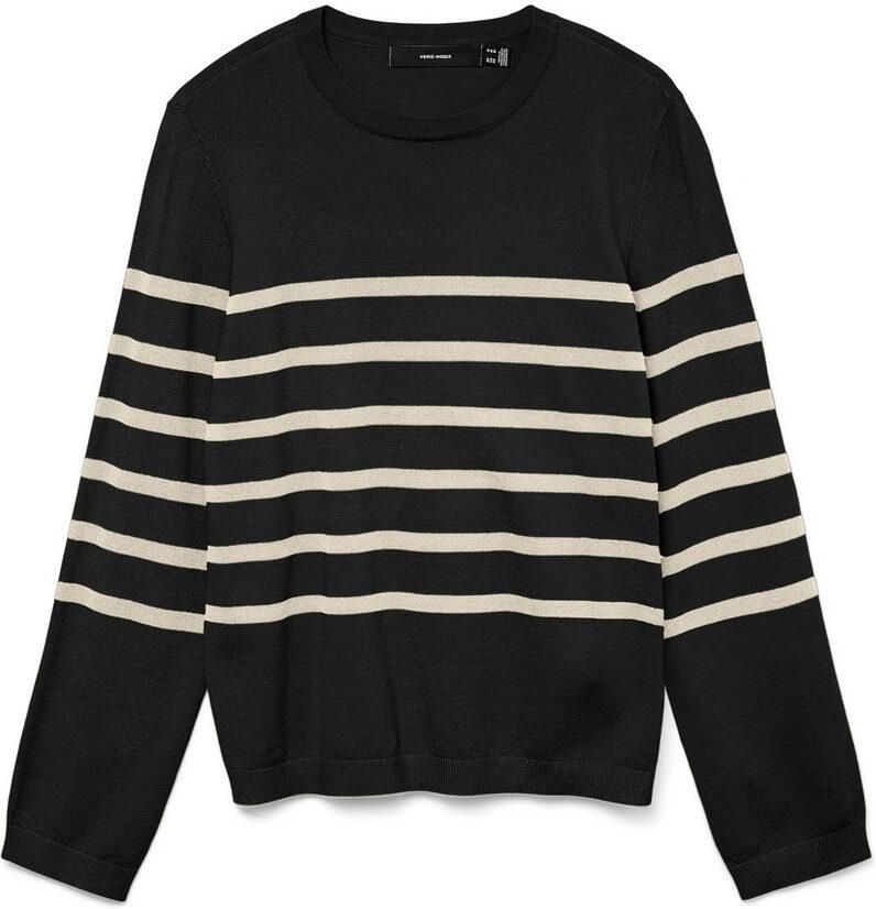 Vero Moda Trui met ronde hals VMSABA PLAIN LS O-NECK PULLOVER GA NOOS