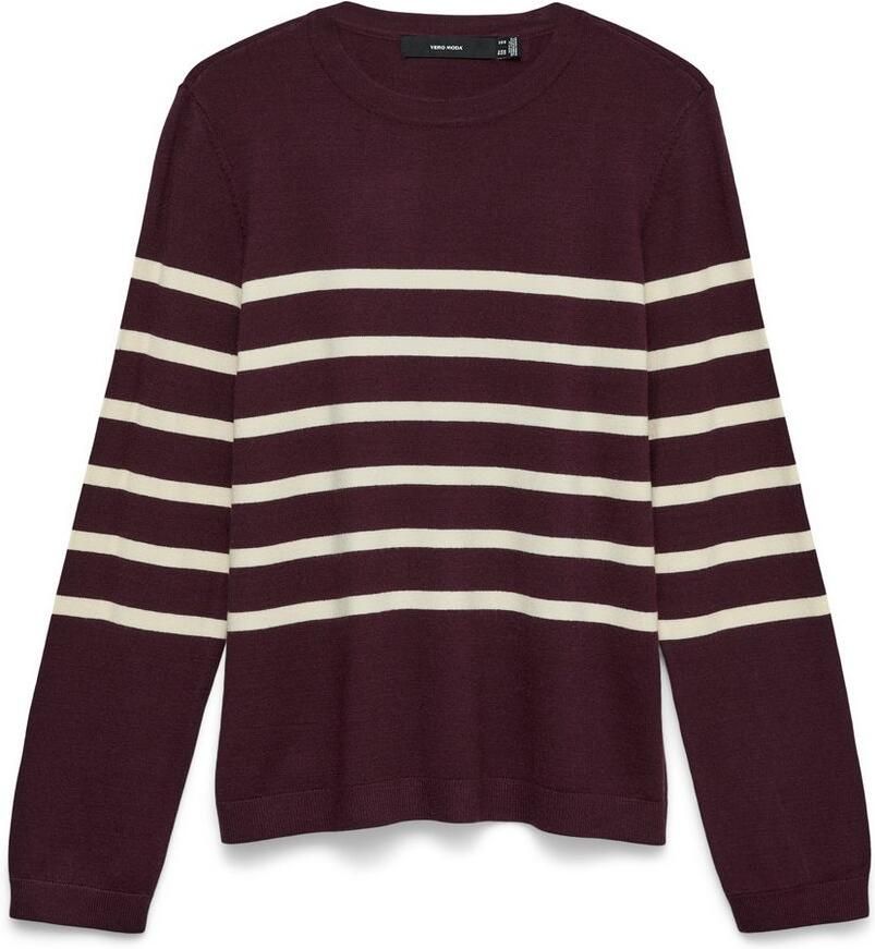 Vero Moda Trui met ronde hals VMSABA PLAIN LS O-NECK PULLOVER GA NOOS