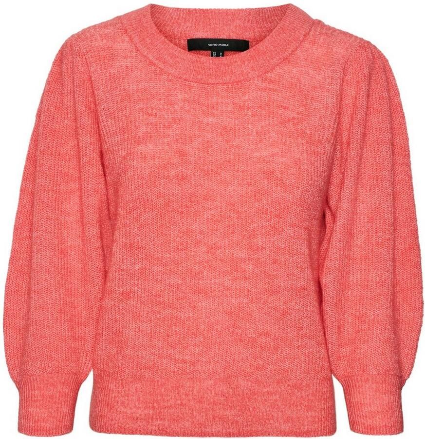Vero Moda Trui met ronde hals VMVIGGA 3 4 RIB PULLOVER GA BOO REP