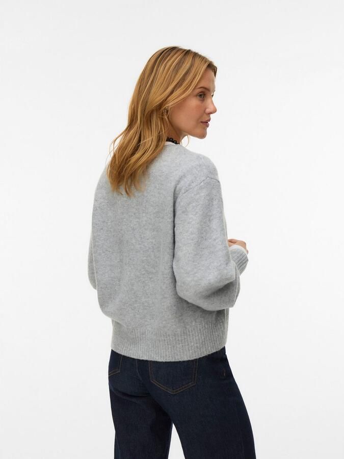 Vero Moda Regular fit gebreide pullover met wol modell 'BOOM' - Foto 4