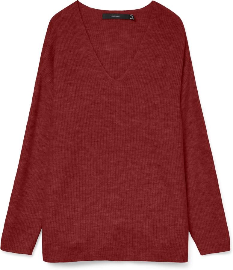 Vero Moda Trui met V-hals VMCREWLEFILE LS V-NECK BLOUSE NOOS