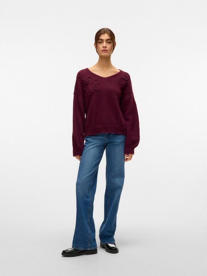 Vero Moda Trui met V-hals VMLOLLIPOP LS V-NECK PULLOVER BOO - Foto 5