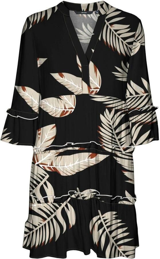 Vero Moda Tuniekjurk VMEASY JOY 3 4 SHORT DRESS WVN GA