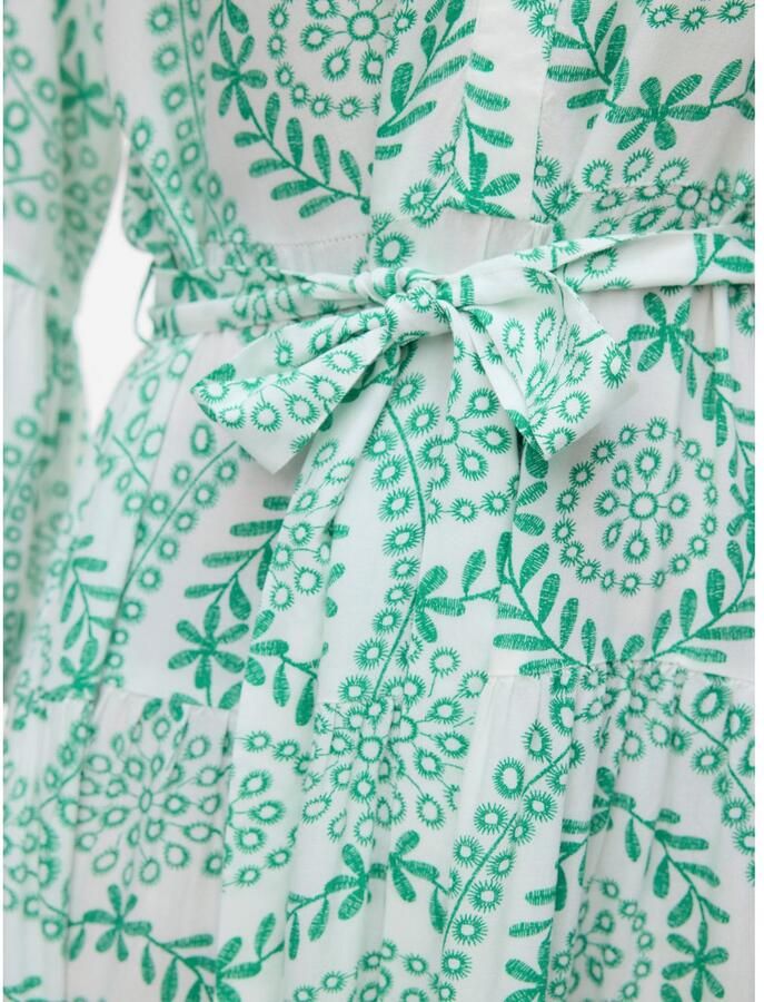 Vero Moda Tuniekjurk VMMELBA 3 4 SHORT BELT DRESS WVN GA NOOS Zomerjurk met volant en taille-bindgordel - Foto 2