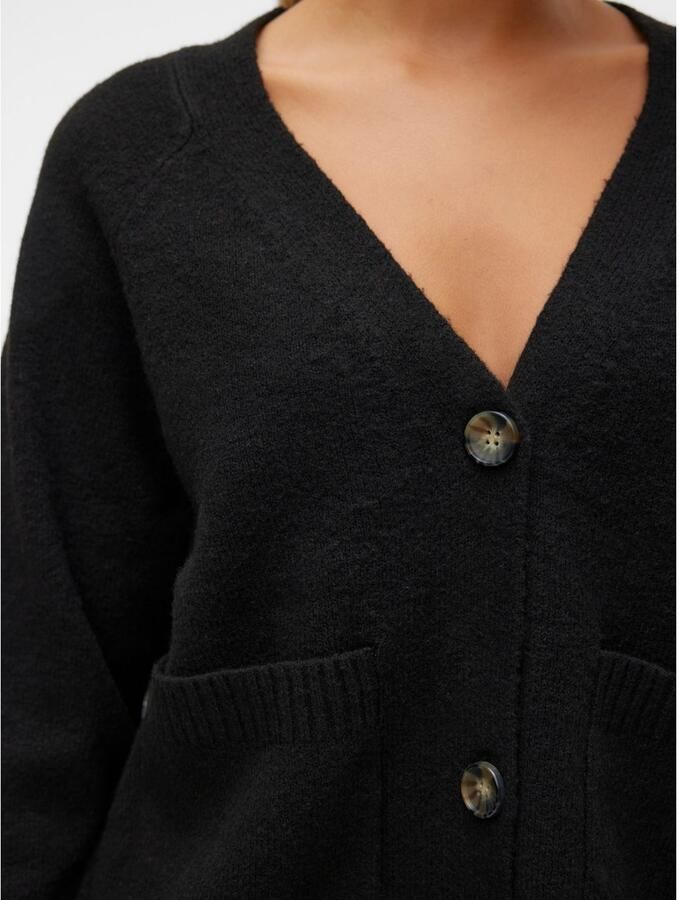 Vero Moda Comfort fit gebreid jack met V-hals model 'BOOM' - Foto 2