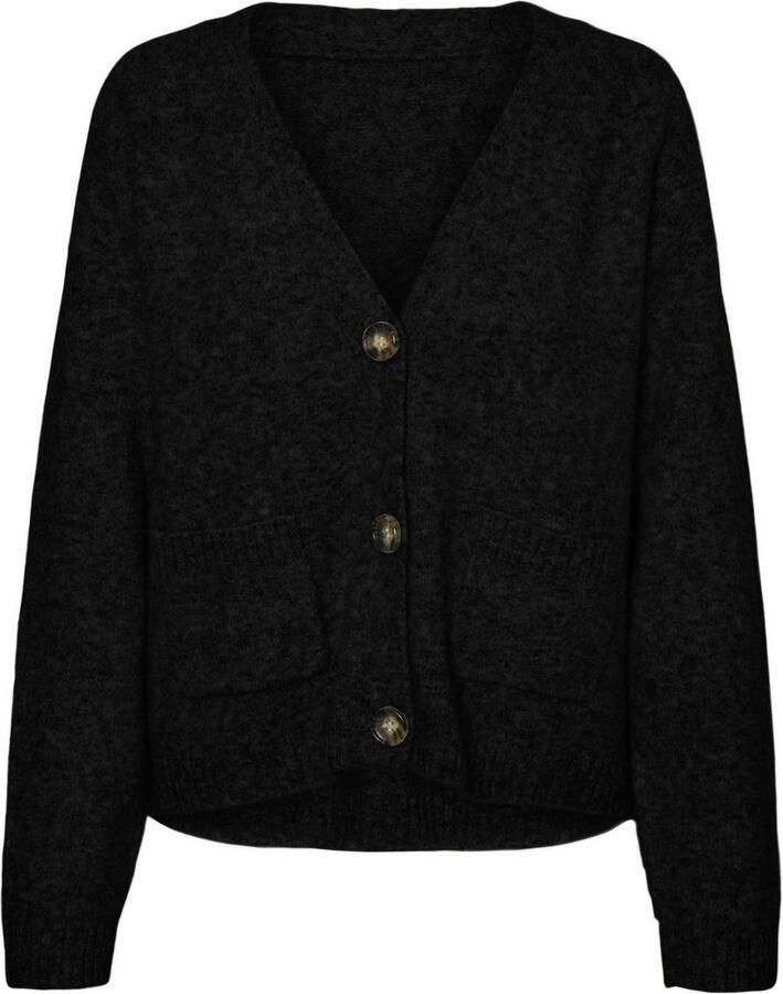 Vero Moda Comfort fit gebreid jack met V-hals model 'BOOM'