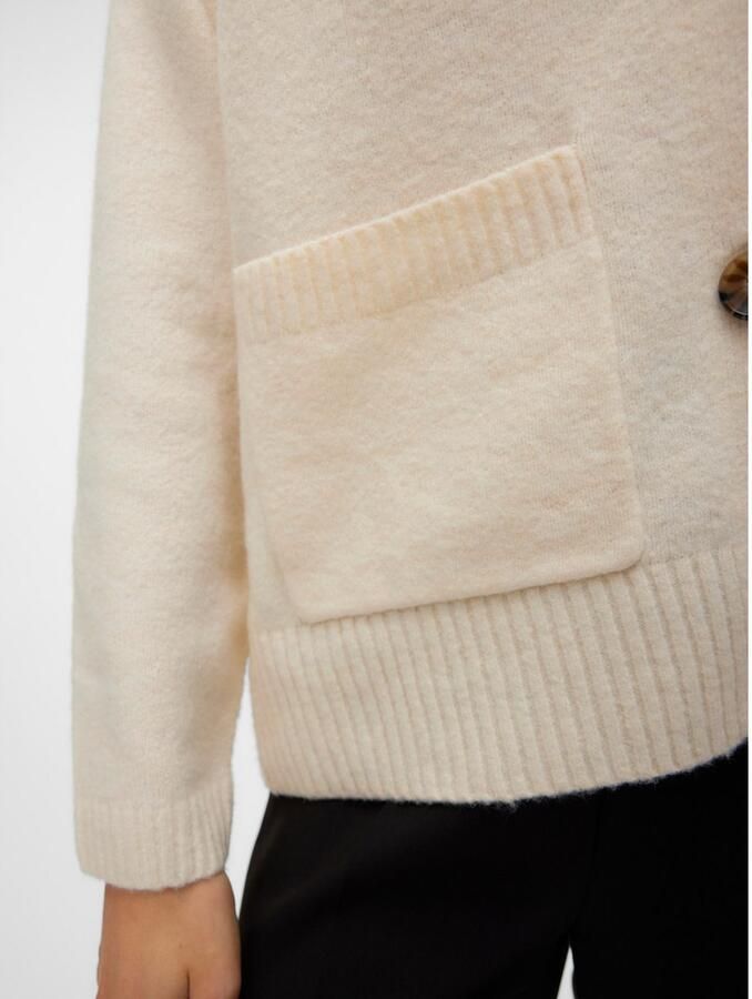 Vero Moda Comfort fit gebreid jack met V-hals model 'BOOM' - Foto 2