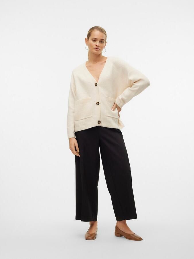 Vero Moda Comfort fit gebreid jack met V-hals model 'BOOM' - Foto 5