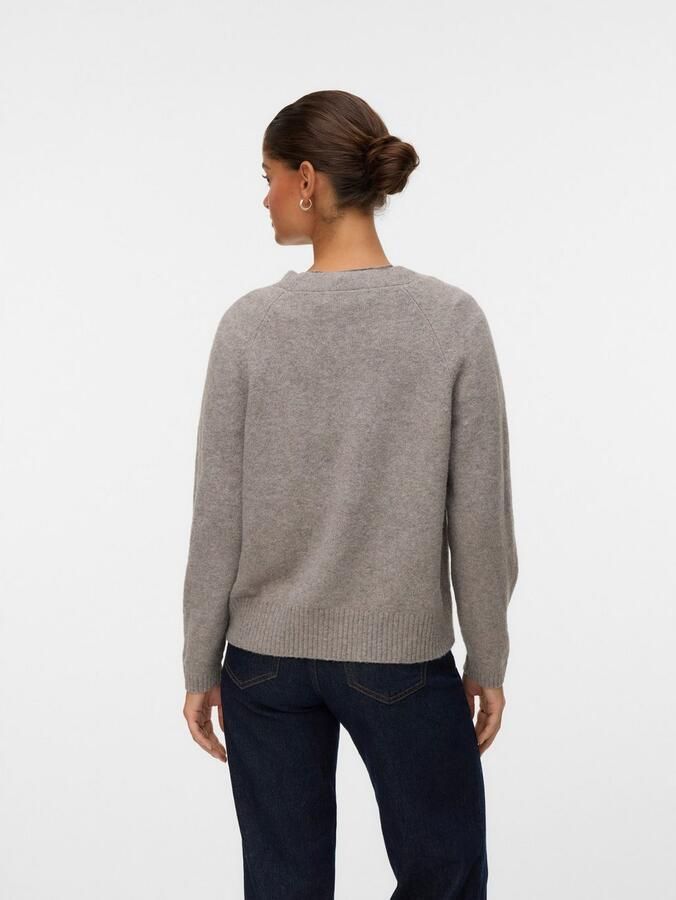 Vero Moda Vest VMBOOM LS V-NECK BUTTON CARDIGAN GA NOOS