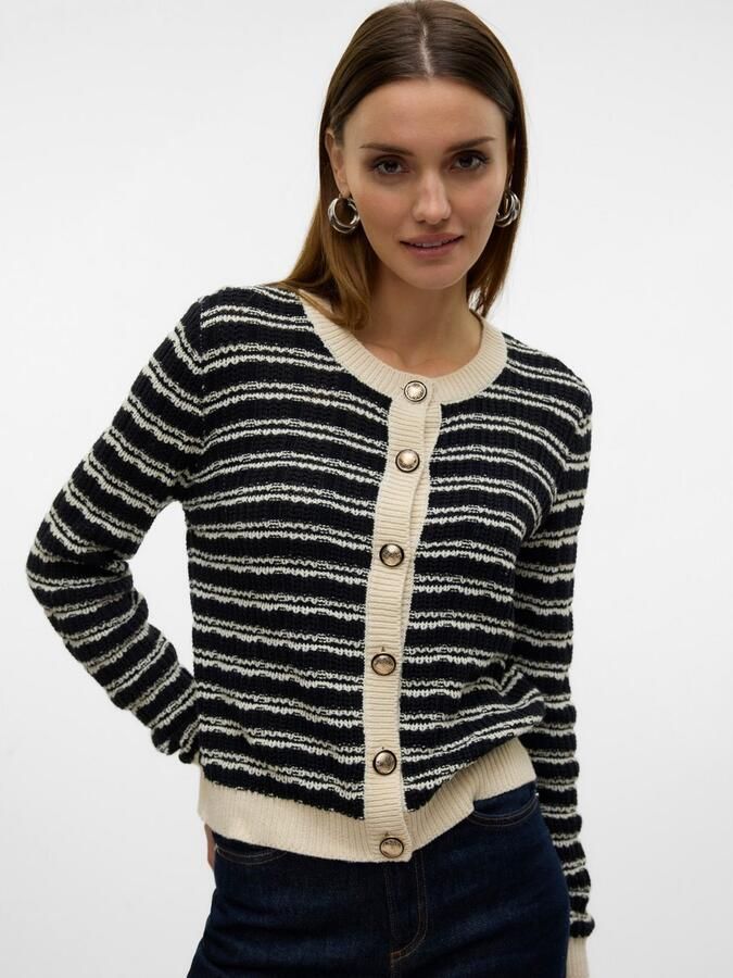 Vero Moda Vest VMCHARLOT LS O-NECK CARDIGAN NOOS - Foto 4