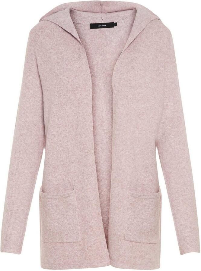 Vero Moda Regular fit gebreid jack met capuchon model 'DOFFY'