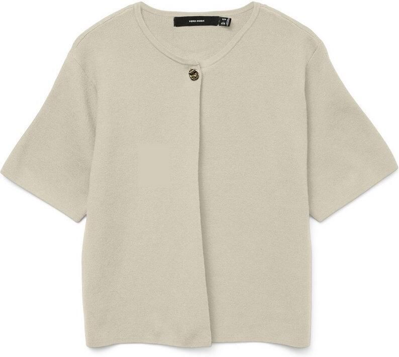 Vero Moda Vest VMGOLD SS O-NECK ONE BUTTON CARDIGAN - Foto 4